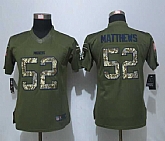 Women Nike Limited Green Bay Packers #52 Matthews Green Salute To Service Jersey,baseball caps,new era cap wholesale,wholesale hats